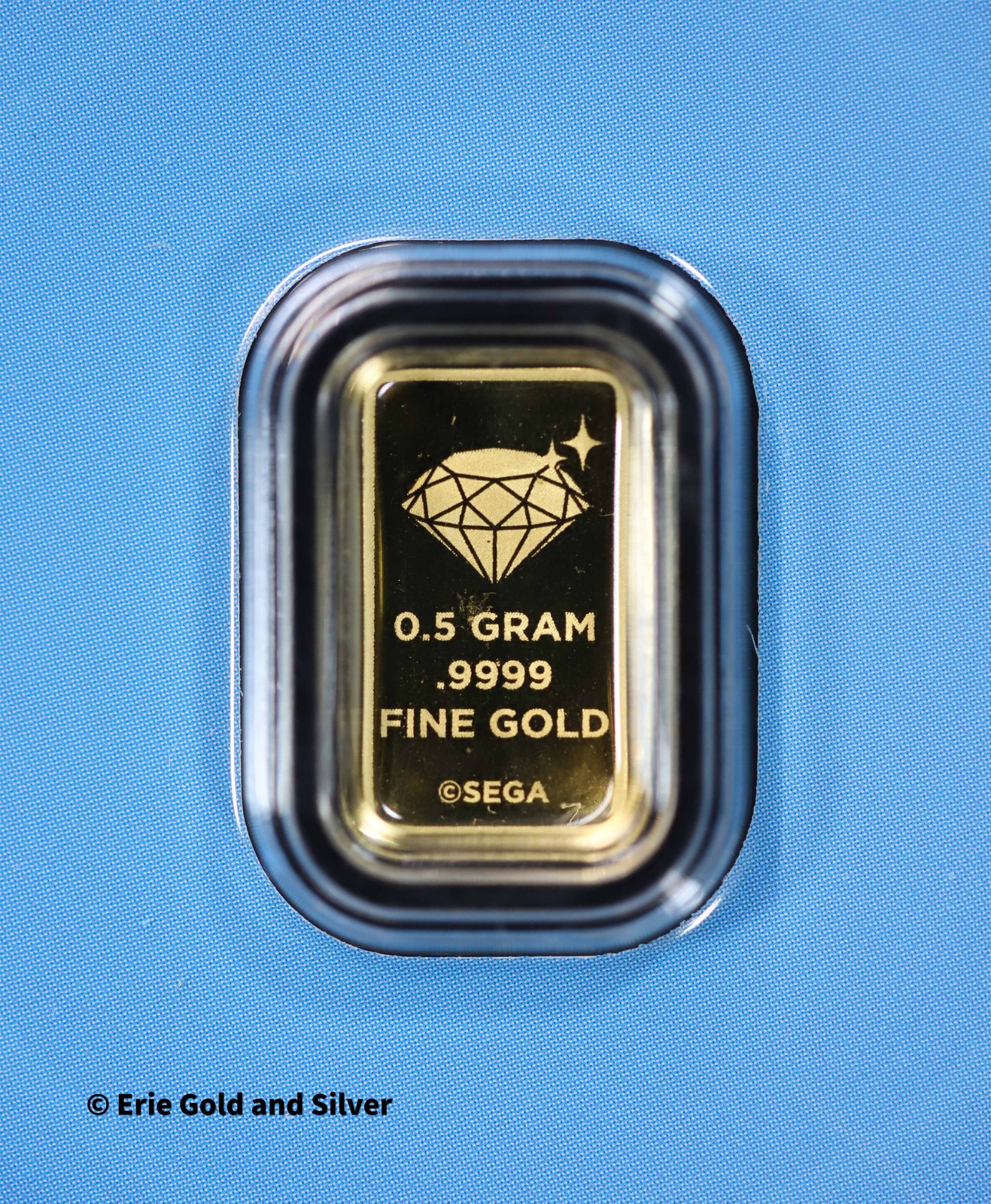 Sonic The Hedgehog .5 Gram Gold Bar in Assay Card | 35th Anniversary