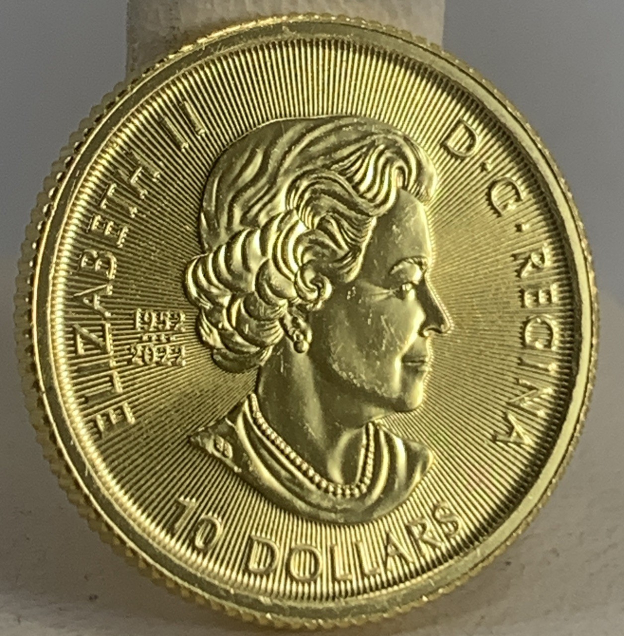 1/4 Ounce Gold 99.99 Pure Canadian Bison Coin
