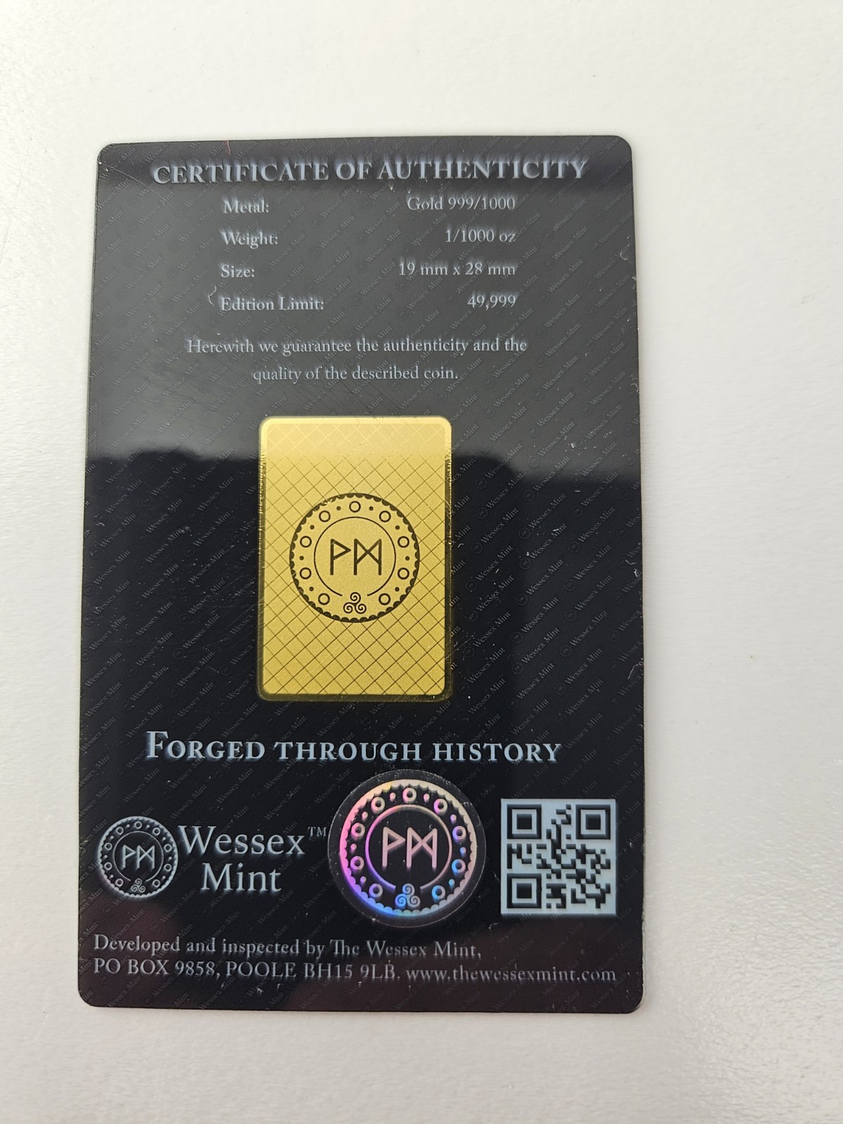 Wessex Mint World Bullion Collection Complete 12 Bar Set 999 Fine Gold
