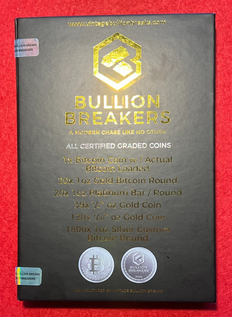 🔥 2026 Bullion Breakers Series 2 – 1 oz .999 Silver Bitcoin ICG MS70 PL w/Box