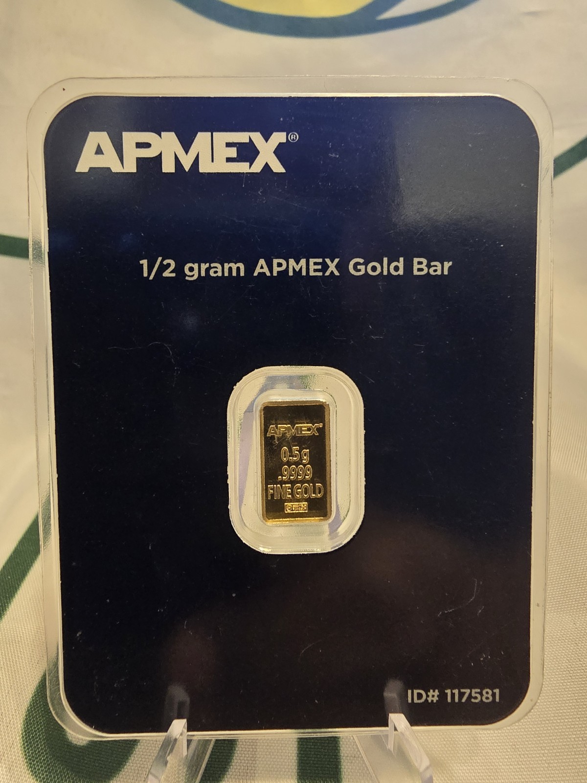 APMEX 1/2 Gram Gold Bar in TEP (0.9999 Fine Gold)