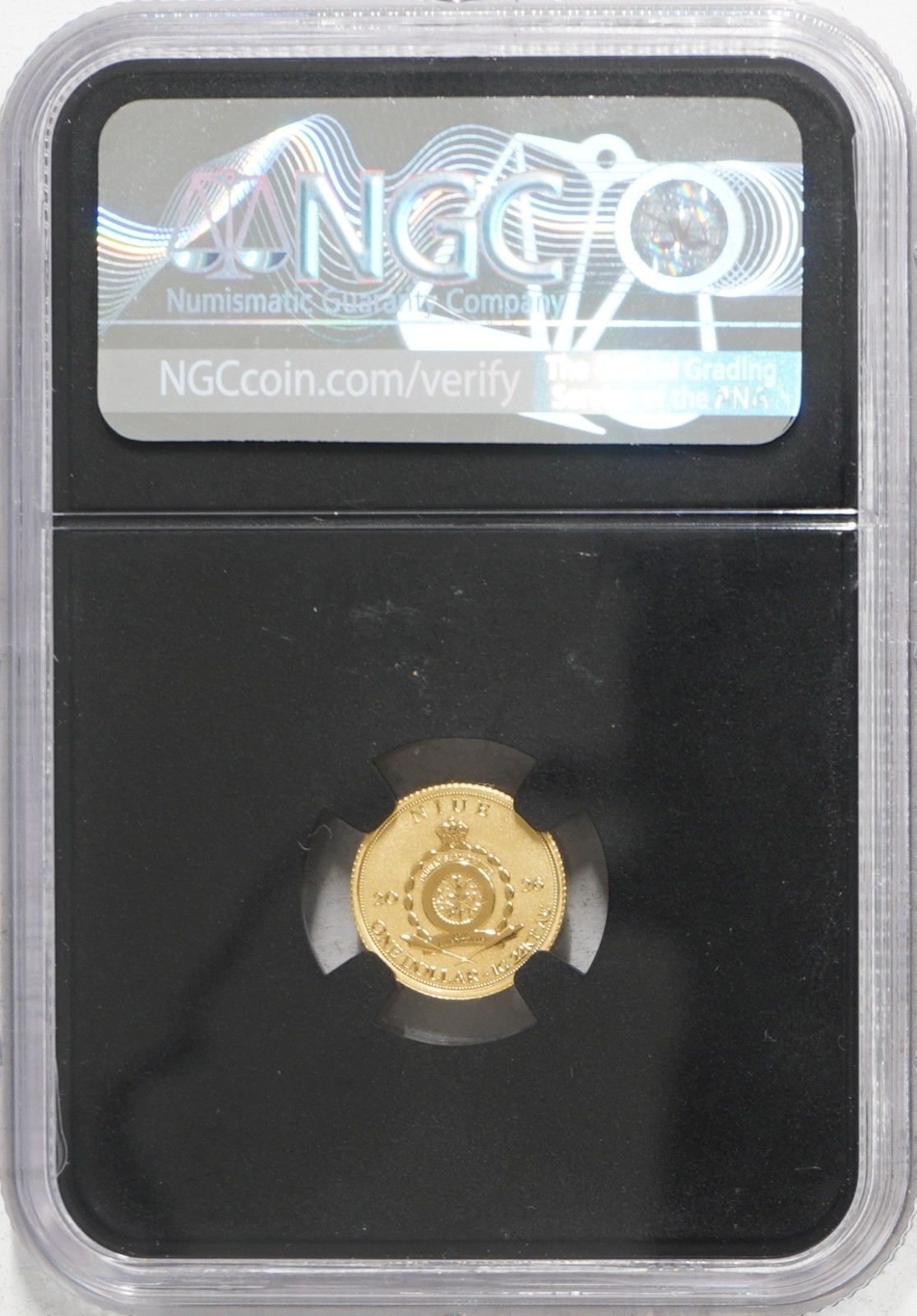 2026 Niue $1 1g 22kt Gold Pteranodon NGC Reverse Proof PF-70