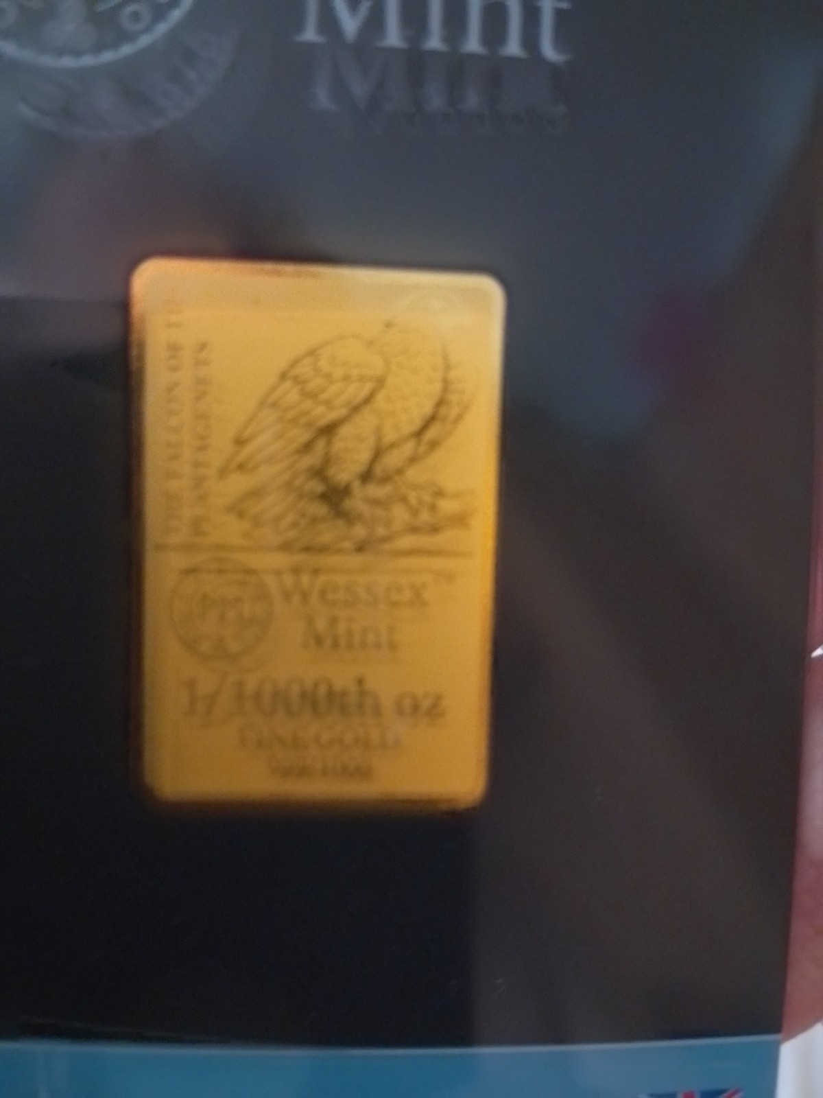 6 WESSEX MINT 24 CT GOLD SMALL BULLION BARRS