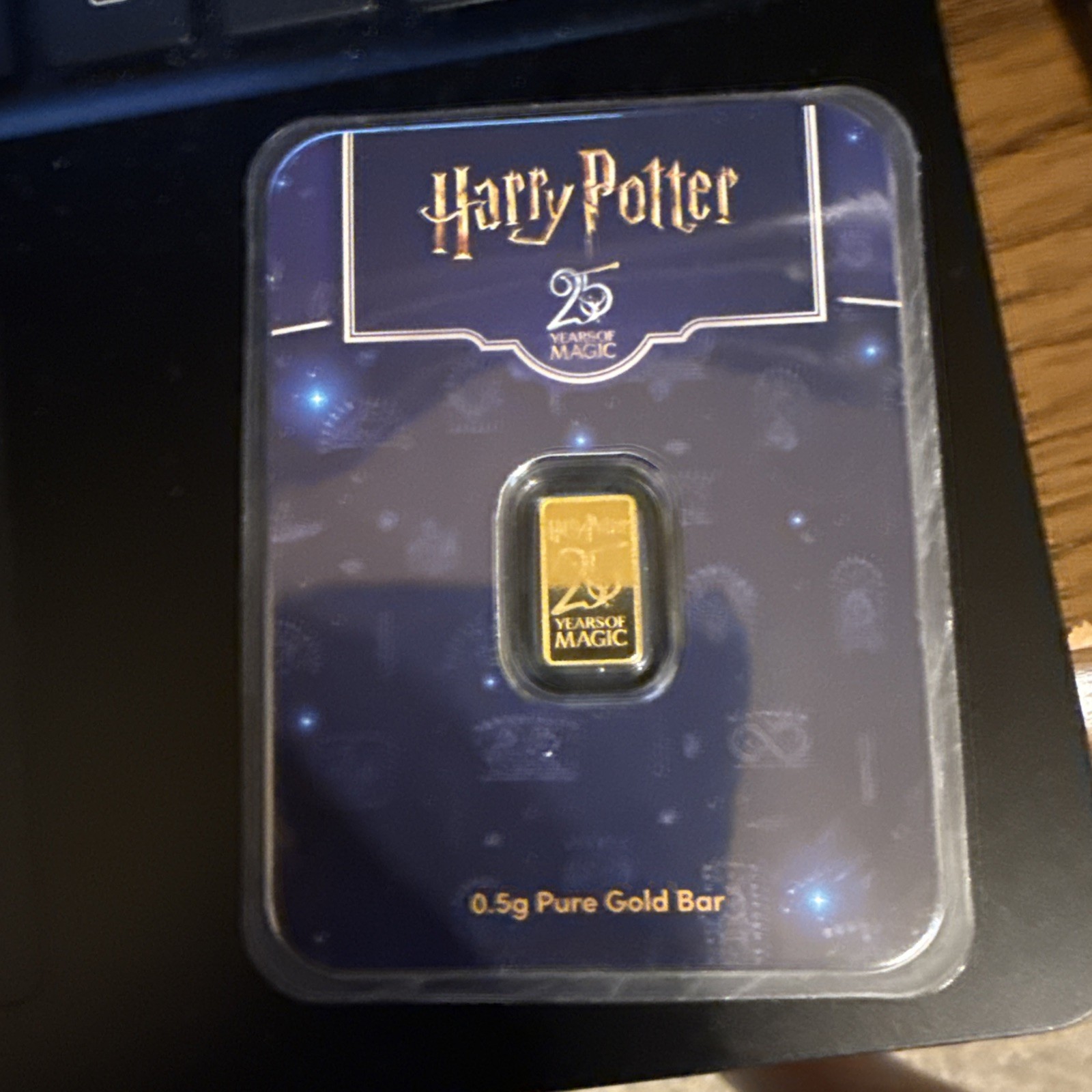 2026 PAMP Suisse Harry Potter 25th Anniversary 0.5g Gold Bar in TEP IN STOCK!!
