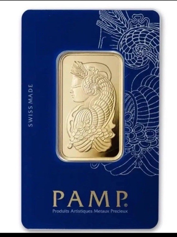 PAMP Suisse Lady Fortuna Veriscan Gold Bar 1 oz .9999 Fine, Sealed, 24K