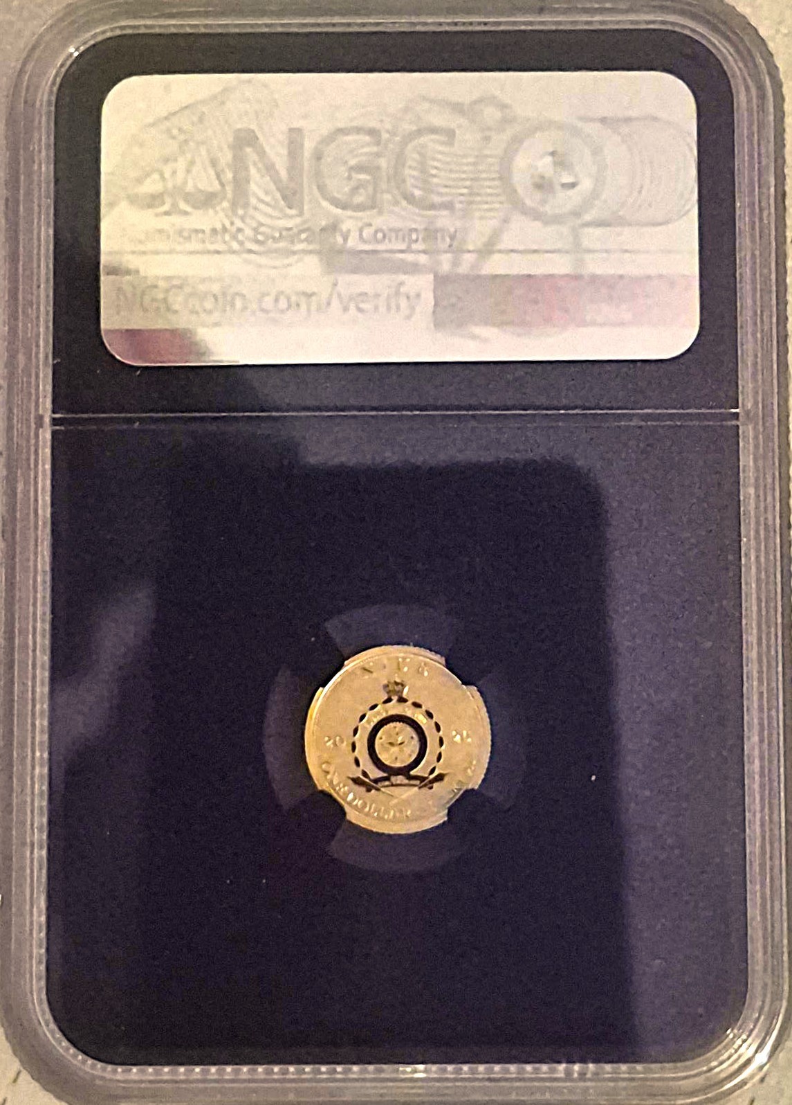 2026 REVERSE PF70 1g $1 NIUE 22kt FINE GOLD *TYRANNOSAURUS REX *NGC CERT
