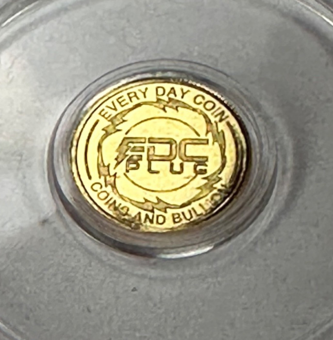 .9999 Gold 1/200 Oz Fractional Bullion Whatnot Everyday Coin Art Prepper Round