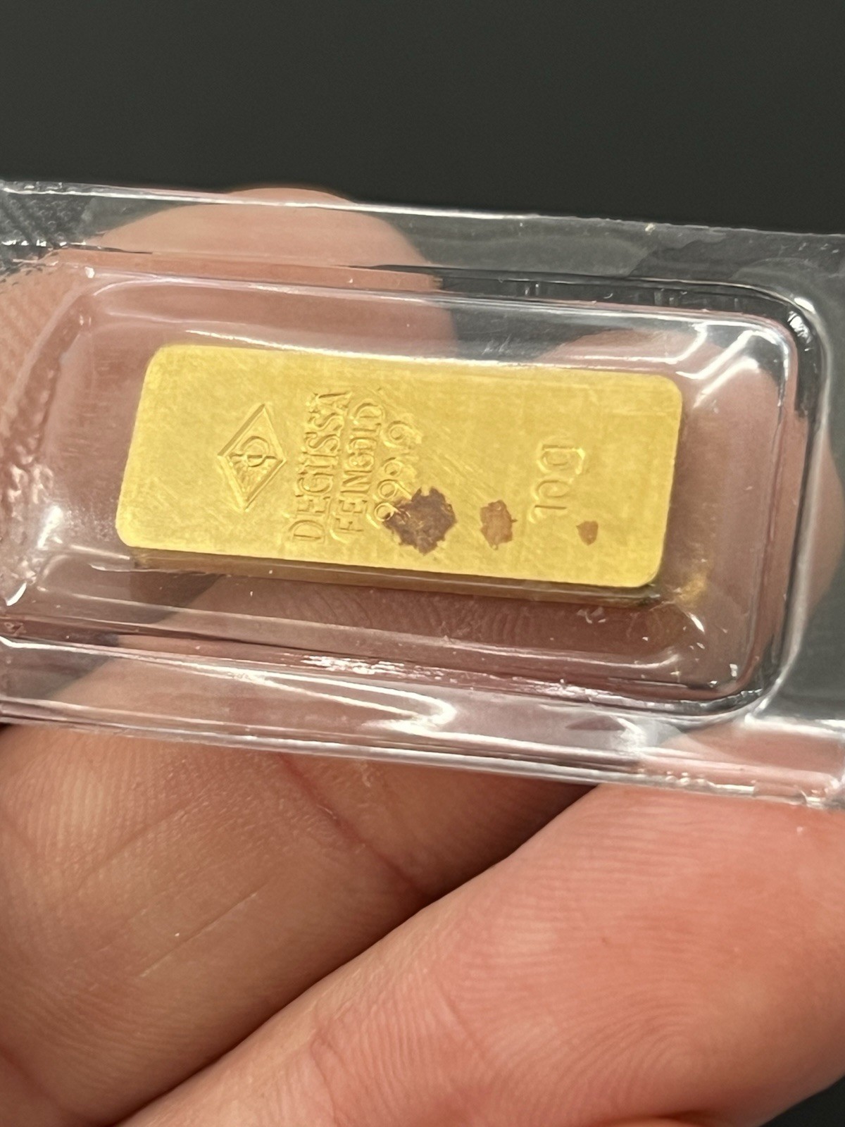 DEGUSSA FEINGOLD 10g Gold Bar 999.9 (ORIGINAL PACKAGE)