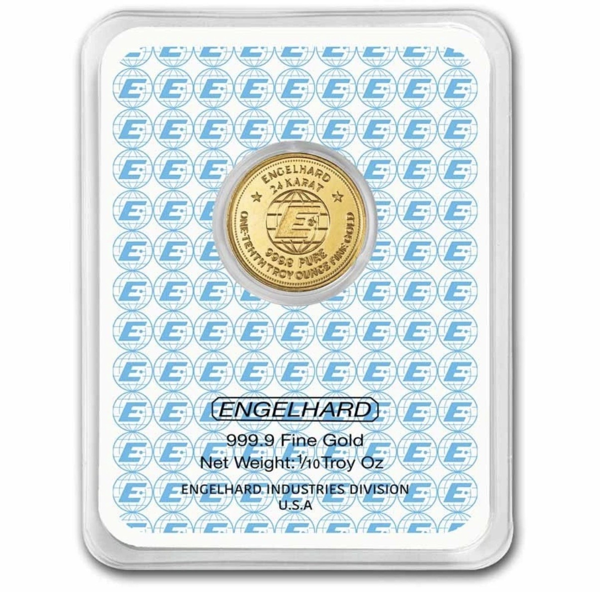1/10 oz Gold Round – 2025 Revived Engelhard Prospector (in TEP)