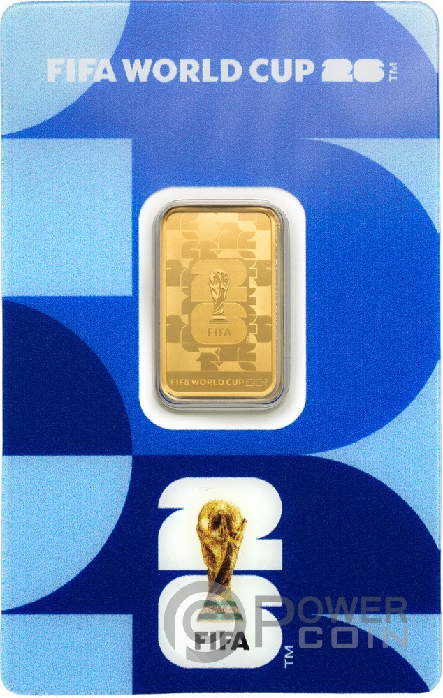 FIFA WORLD CUP 26 5g Gold Bar Switzerland 2026