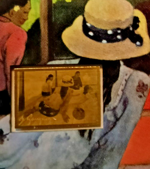 THE SIESTA BY PAUL GAUGUIN 1/1000th OZ GOLD COIN BAR a work of art in gold