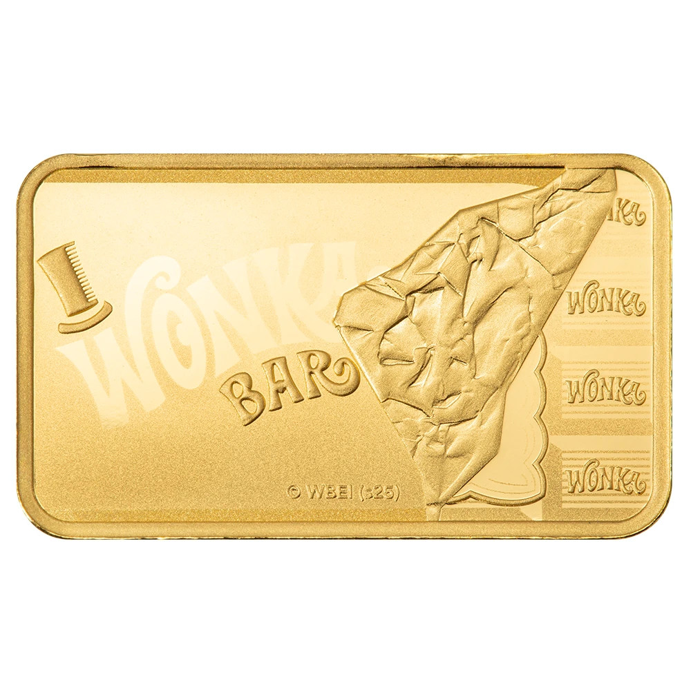 PAMP Suisse Willy Wonka 5 Gram .9999 Fine Gold Bar – in Assay, Ltd 4,000 Mintage