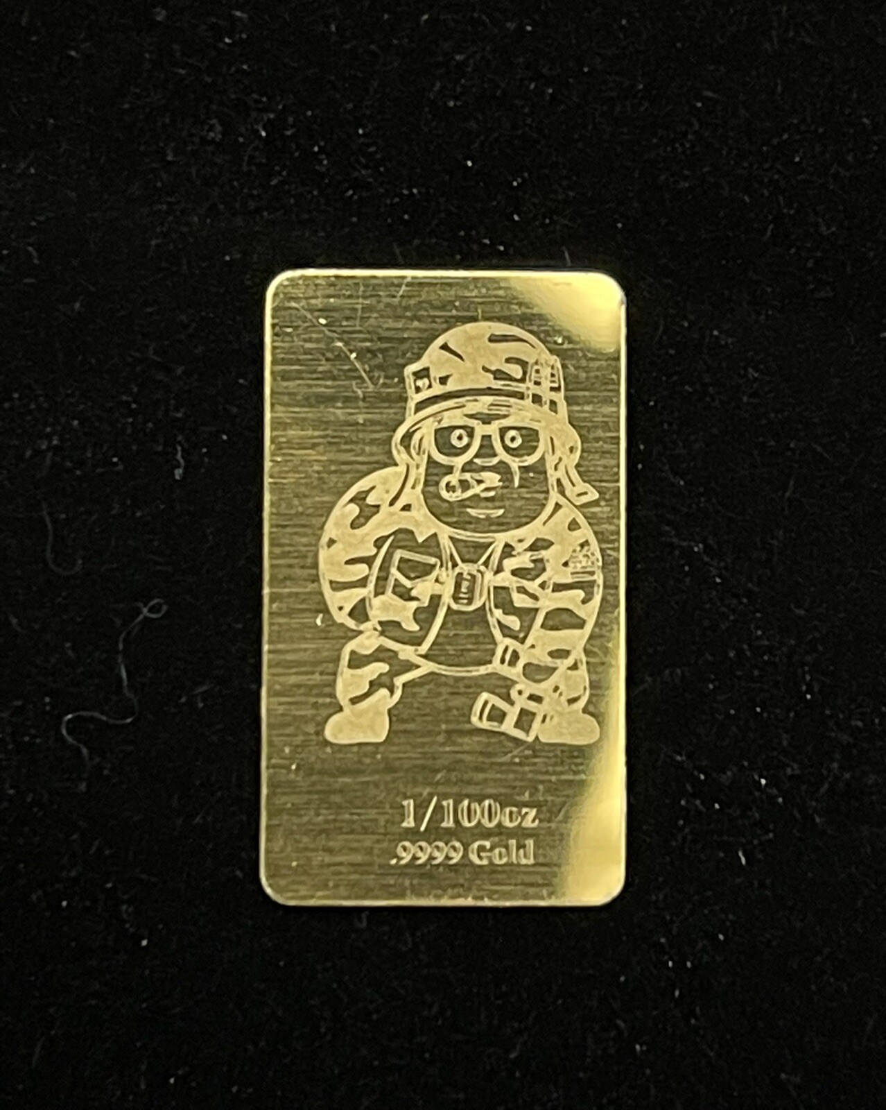 The CHIVE | MAY GOLDEN FARLEY GAME PIECE | 1/100th Oz Gold Bar | SOLD OUT