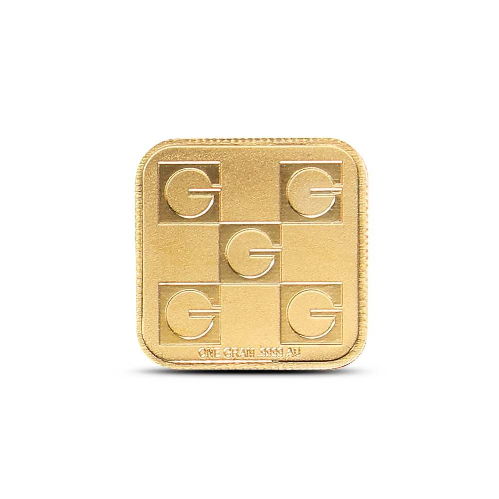 1 Gram GOLD.COM Square Gold Bar (New w/ Assay)