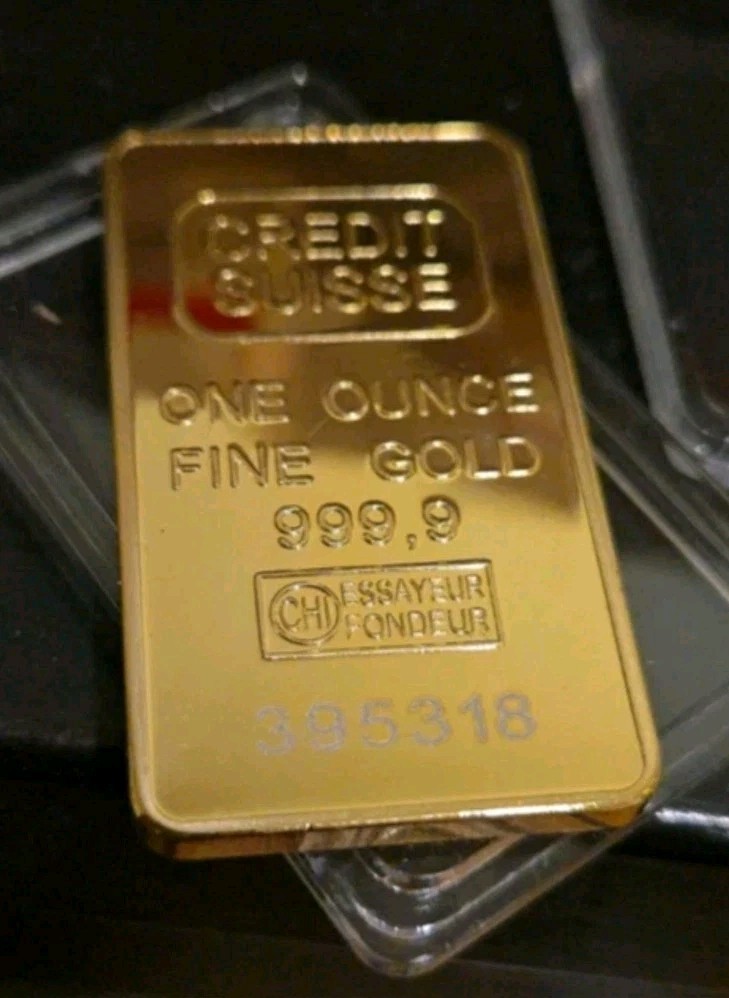 1oz 500MILLS GOLD BULLION BAR 24K OUTER – NOT MAGNETIC! 🪙