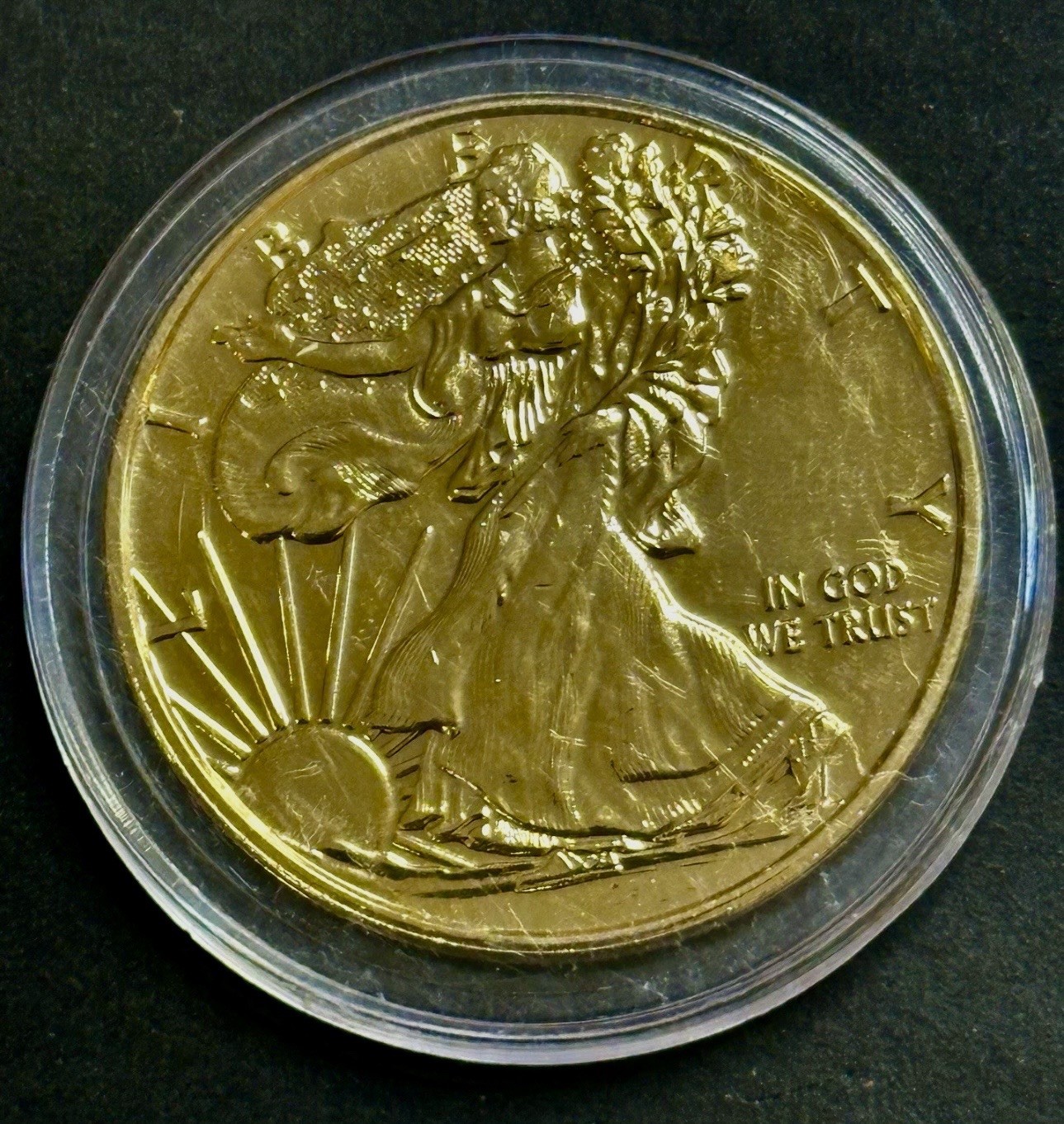 1 oz PureCopper Round. Walking Liberty American Eagle 🦅