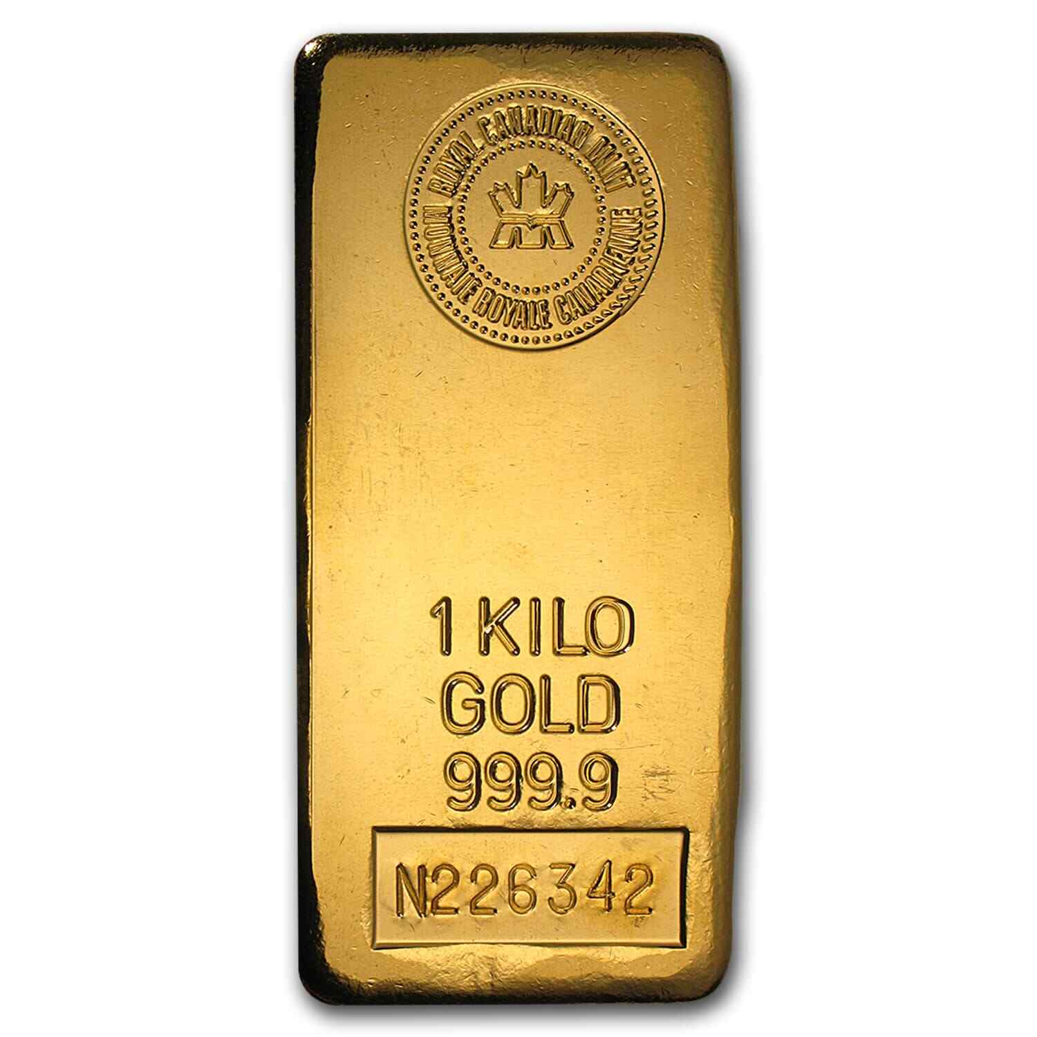 1 kilo Gold Bar – Royal Canadian Mint RCM – SKU #43292