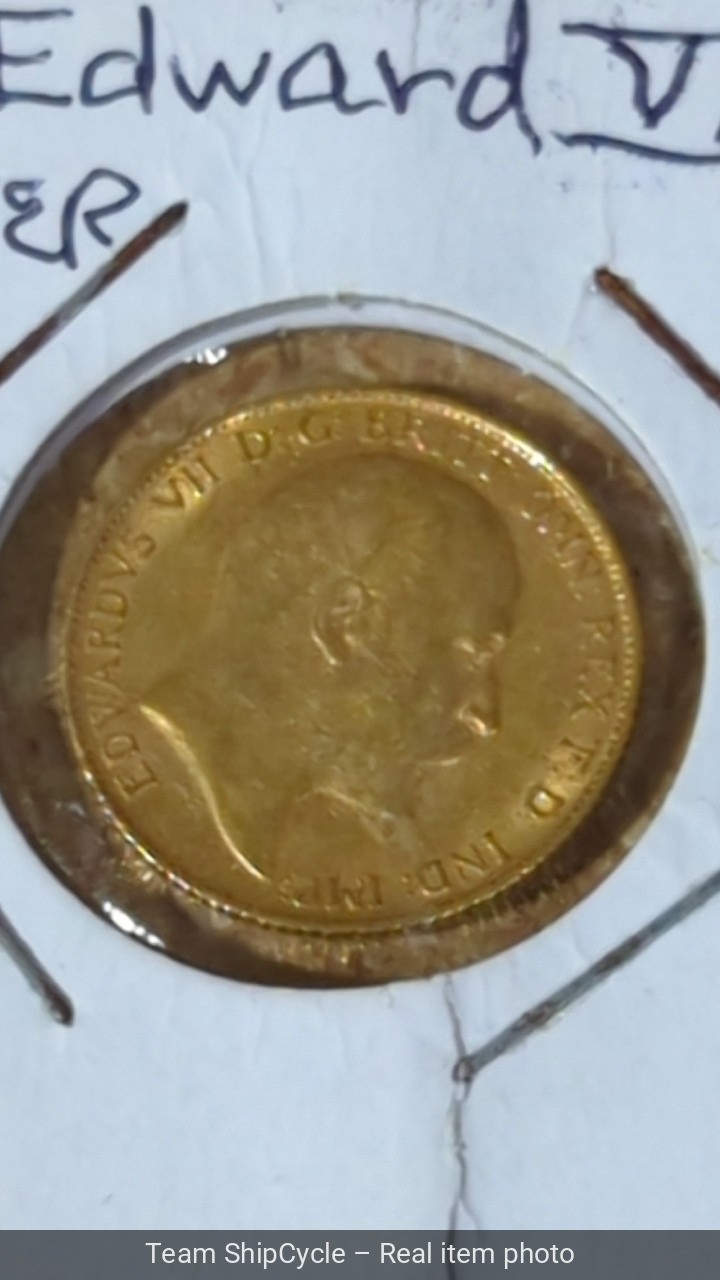1908 12 sovereign Edward VII G2U