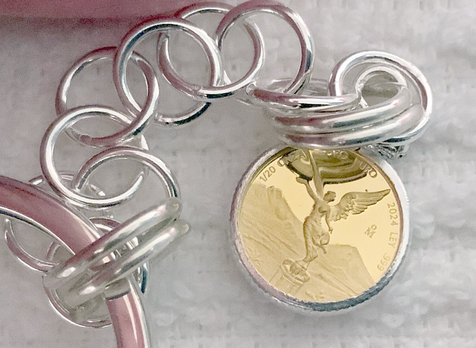 Gold (Proof) Libertad Eagle Keychain