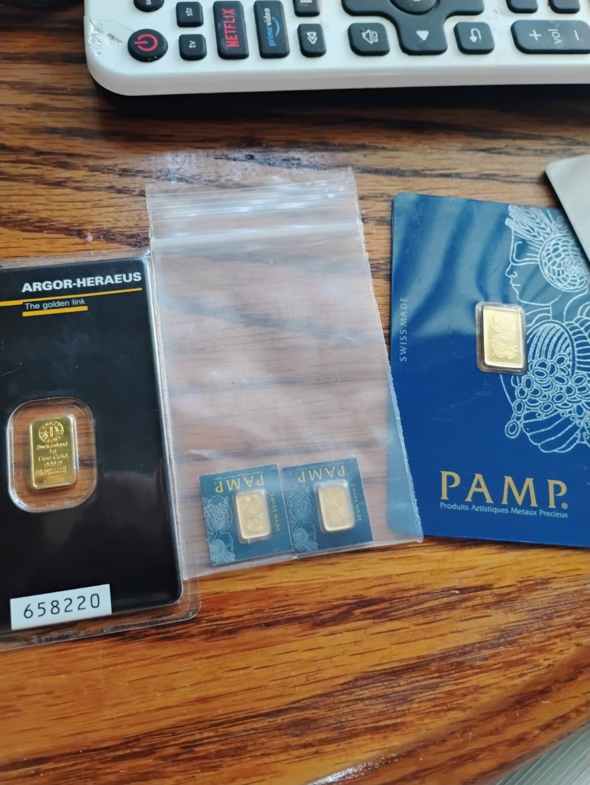 71/2 Grams Pure Gold Registered