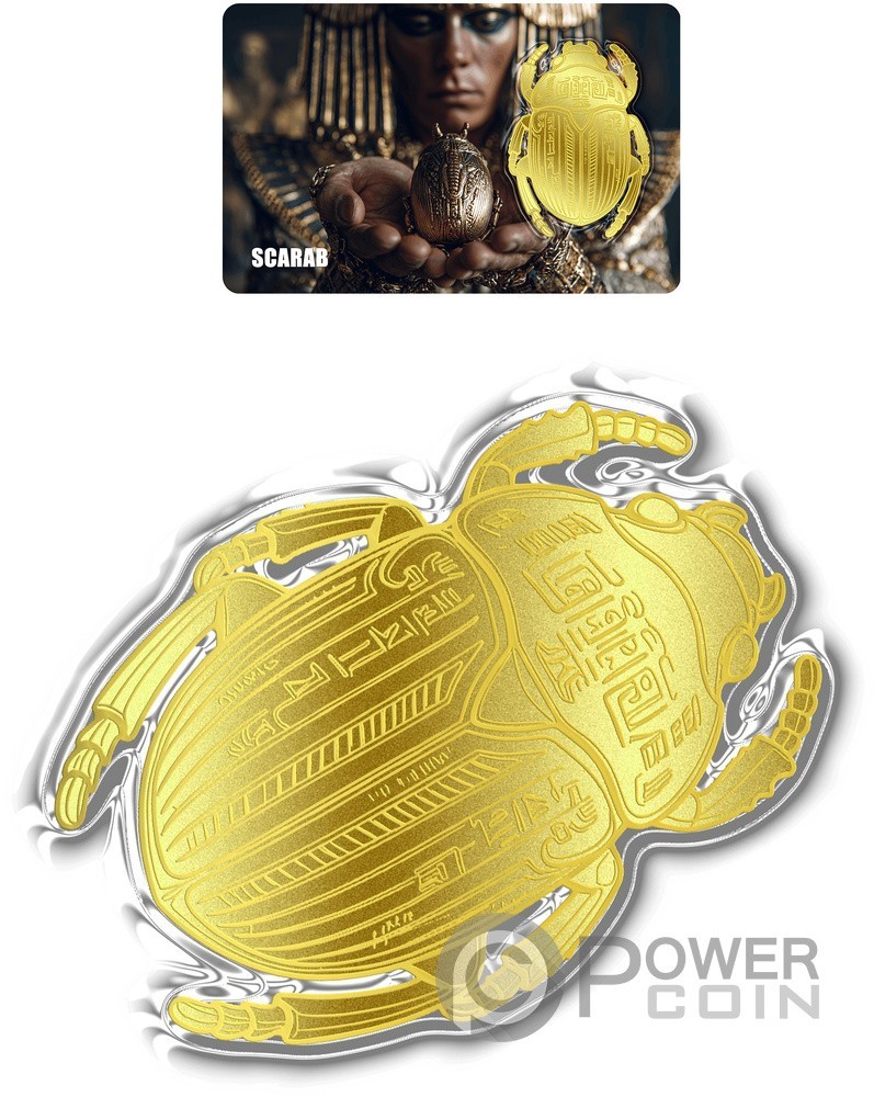 SCARAB Shaped 1/500 Oz Gold Medal 2026