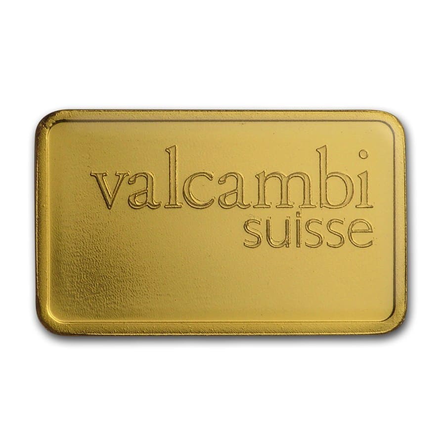 2.5 gram Gold Bar – Valcambi (In Assay)