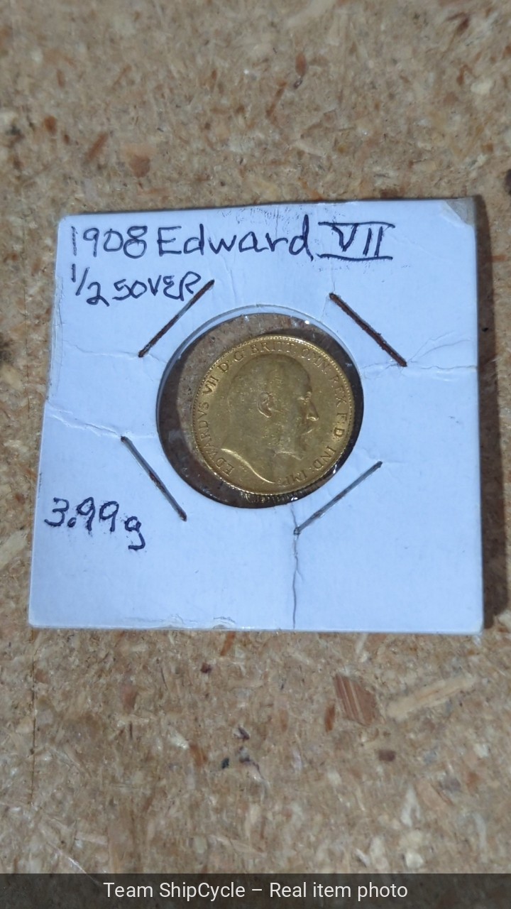 1908 12 sovereign Edward VII G2U