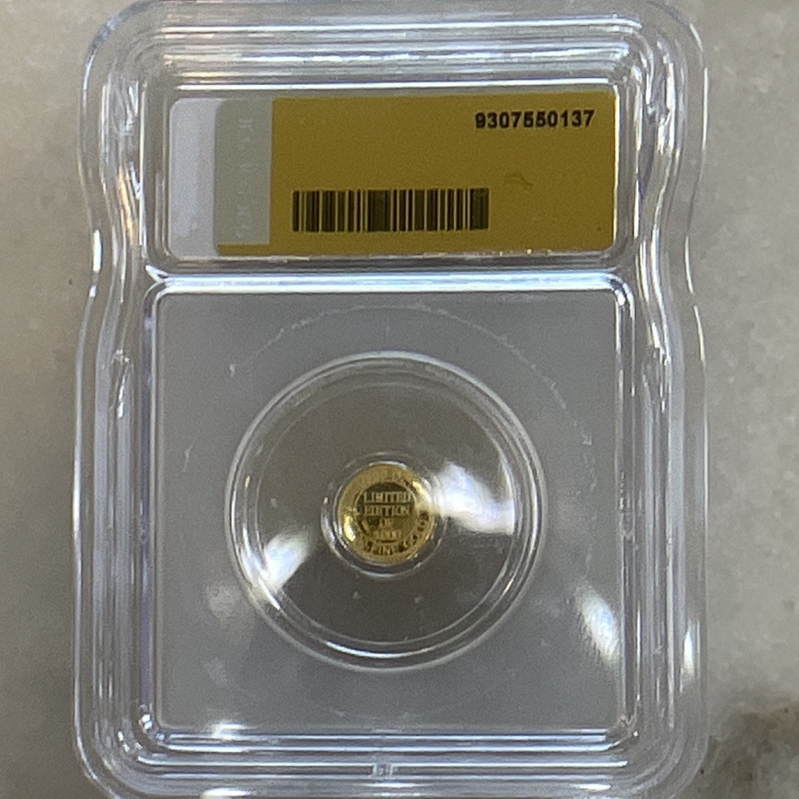 ICG MS70 Royal Flush Gold 1/200 oz Gold Round ND Slabbed