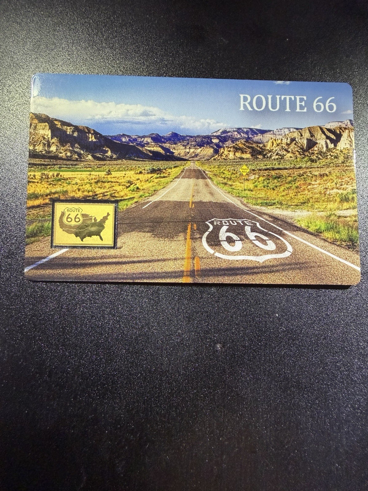 1/1000 oz Gold Bar – Route 66 (Coin Card, In Assay)