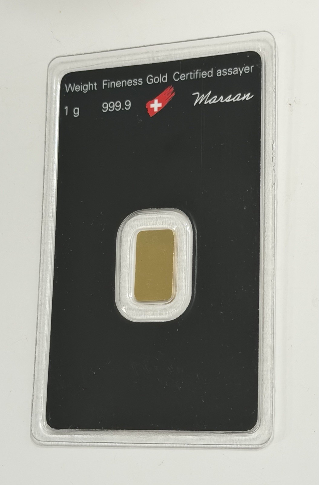 Argor-Heraeus The Golden Link 1 Gram 9999 Gold Bar In Mint Assay Serialized