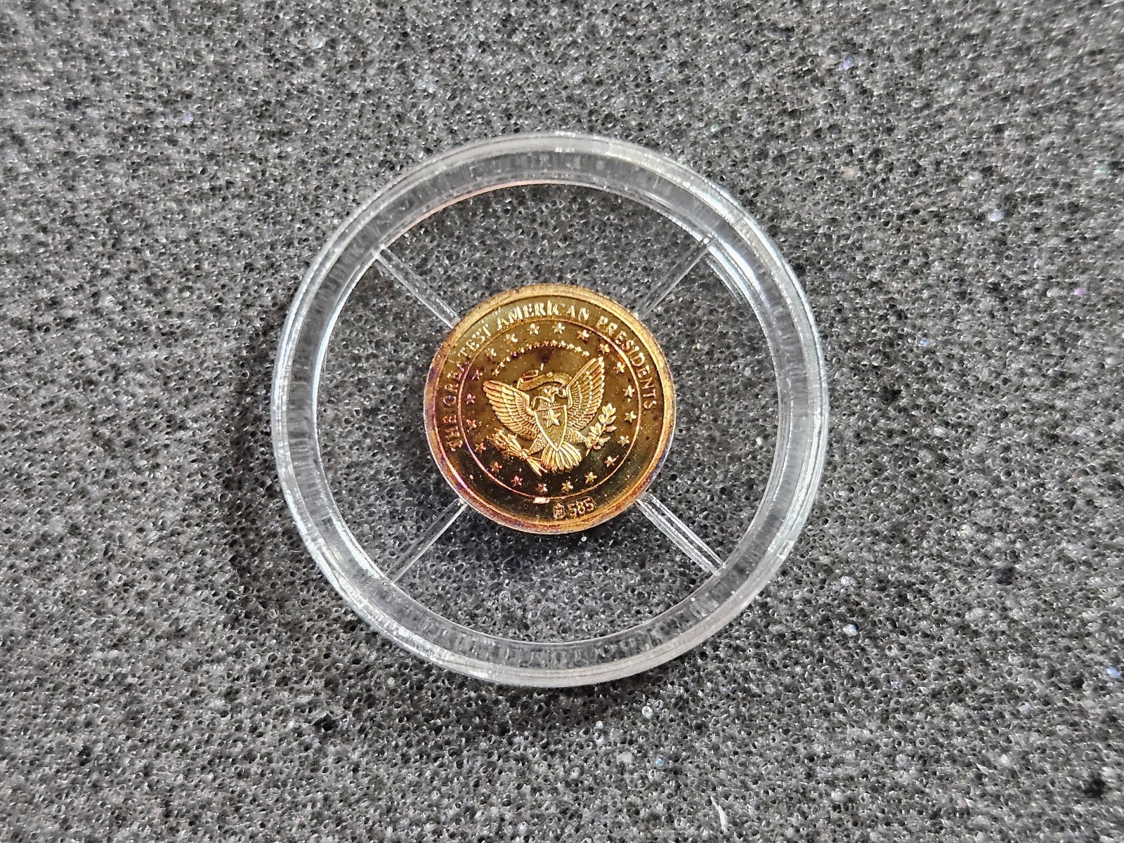 🌟2009 AMERICAN MINT 1/2 g 14k Gold 0.585 Round JOHN F. KENNEDY JFK PRESIDENTS