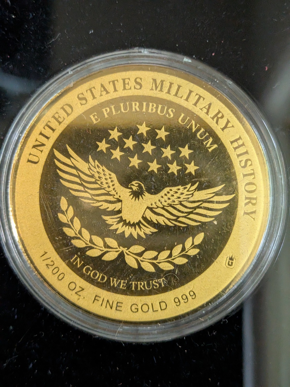 2024 American Mint 99.9% Gold World War II WW2 Military History 1/200oz AGW