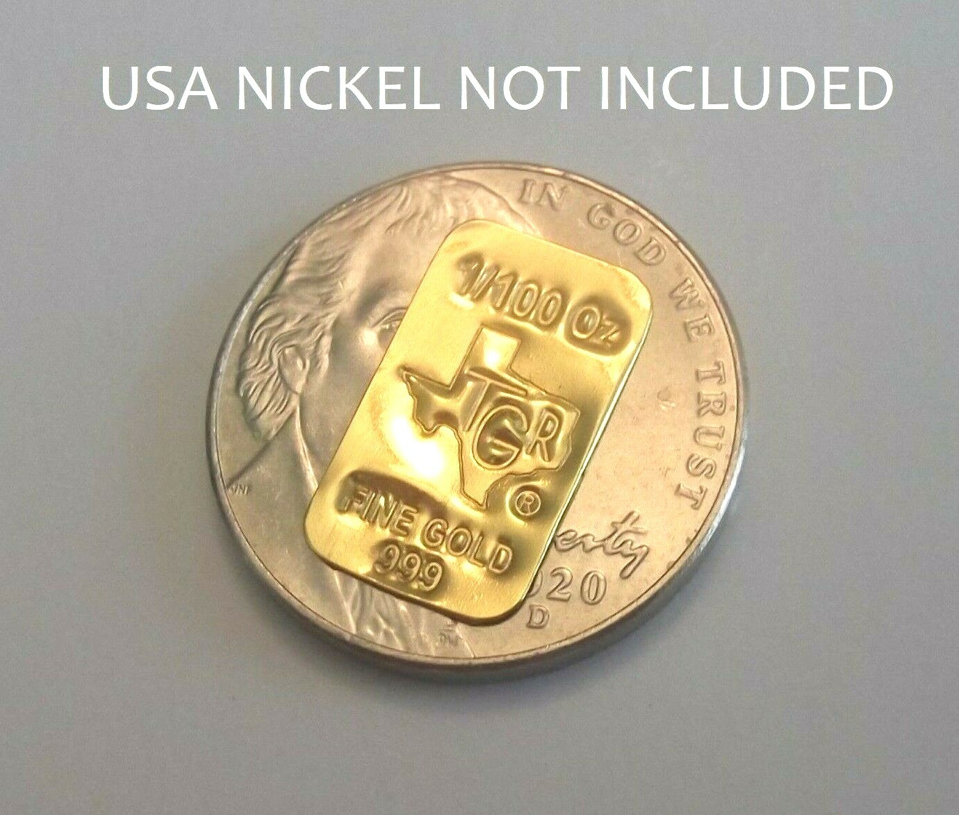 1/100 Troy oz Gold Bar 9999 TGR TEXAS