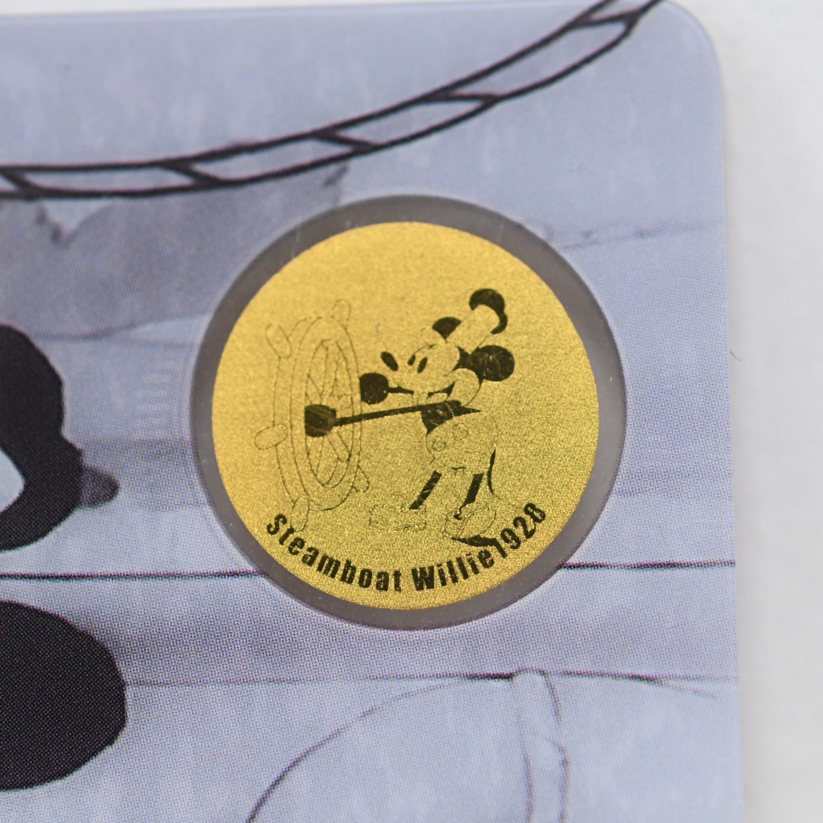 2026 Steamboat Willie 1928 Mickey Mouse 1/2000-oz .9999 Gold in Card Cert #1065
