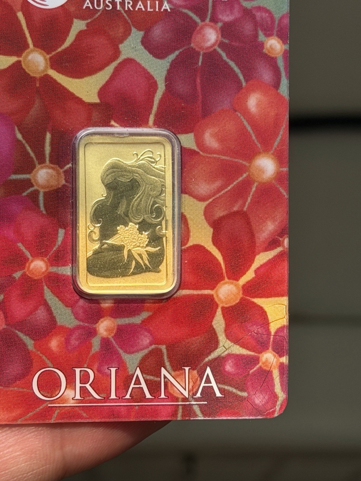 Rare Vintage Oriana 10 gram Gold Bar – The Perth Mint Oriana Design (In Assay)