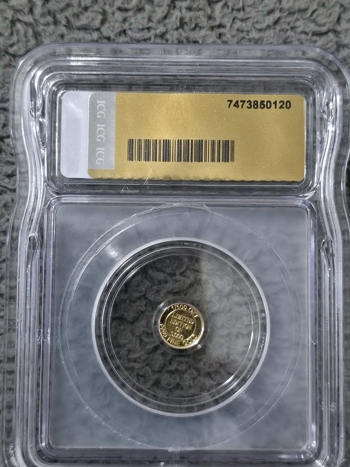 1/500 oz Gold Limited Edition ,1 of 5000