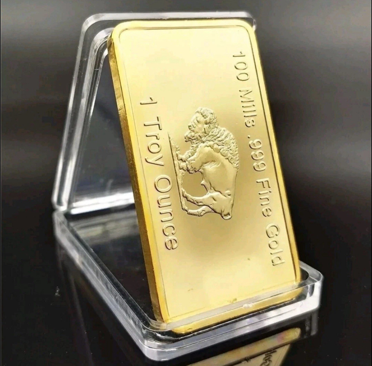 (6) 1 OZ – Gold Buffalo Bullion Bar .999 Fine 24k GOLD BARS