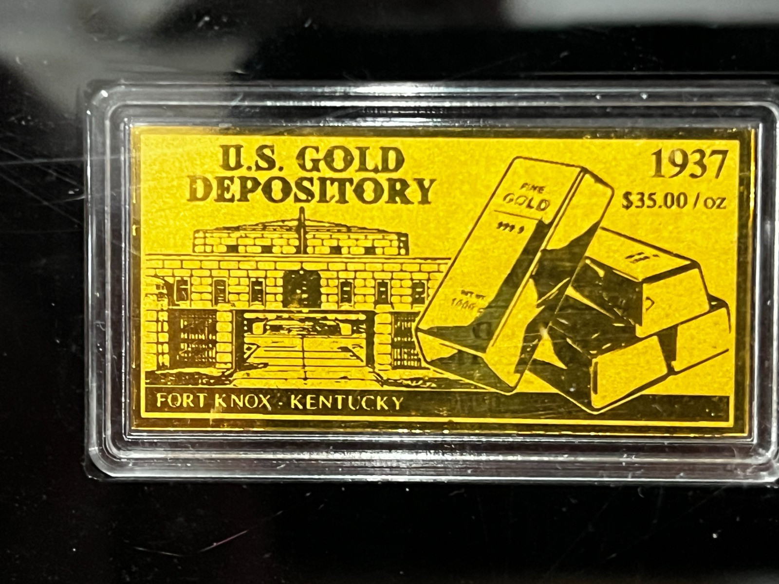2022 US Gold Depository 1/200 oz Gold Bar