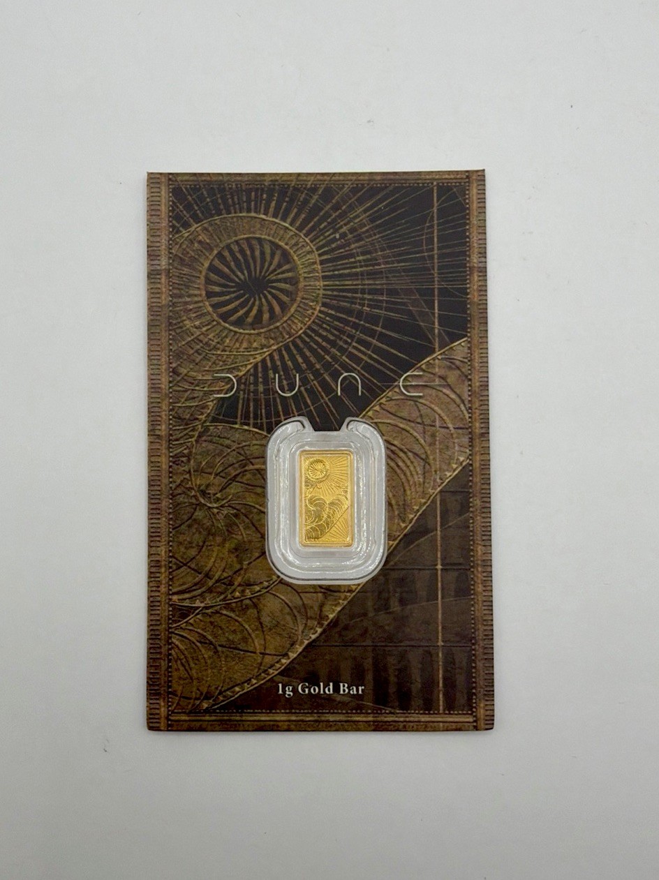 2026 Perth Mint Dune 1g 9999 Gold Bar Limited Mintage w/ Original Packaging