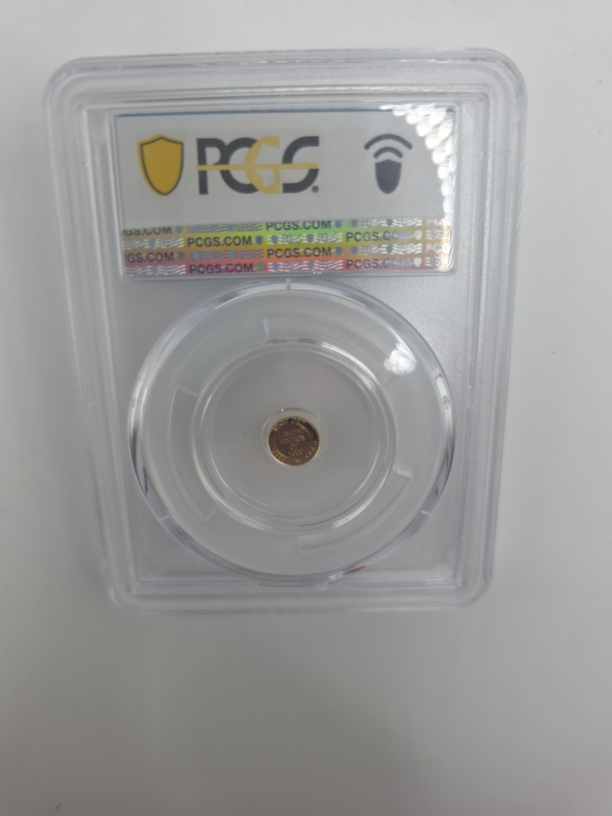 PCGS MS69 Colosseum Gold Round ND 1/500 oz Gold Precious Metal Content