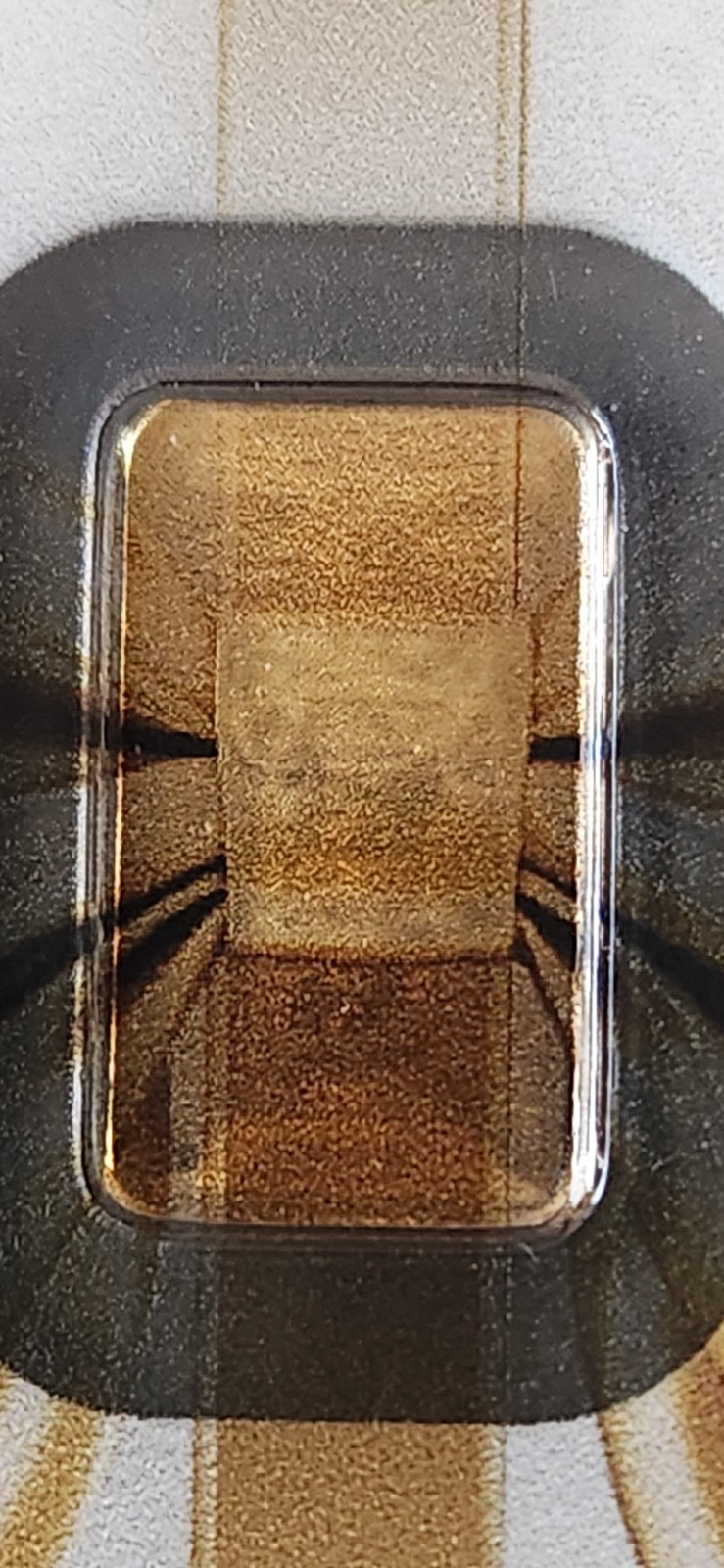 Germania Mint 1 gram 999.9 Fine Gold Bar In Assay “Best Wishes”
