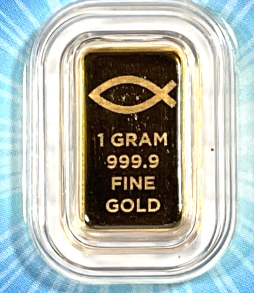 1 gram Gold Bar – Blessings of Jesus Christ (Dove & Cross TEP)