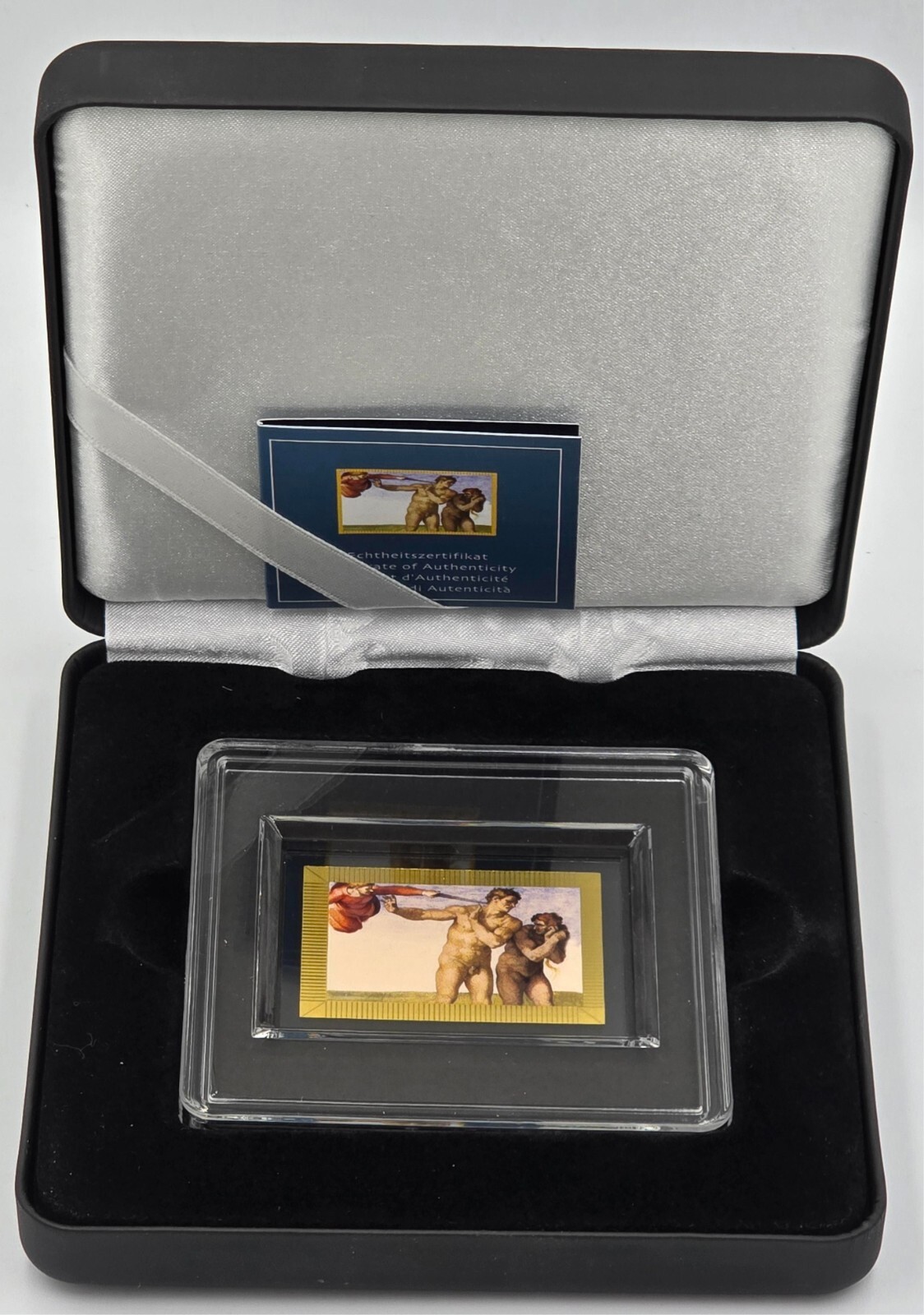 Michelangelo banishment from Eden 1/200 Oz Gold .999 coin Tokelau 2 dollars
