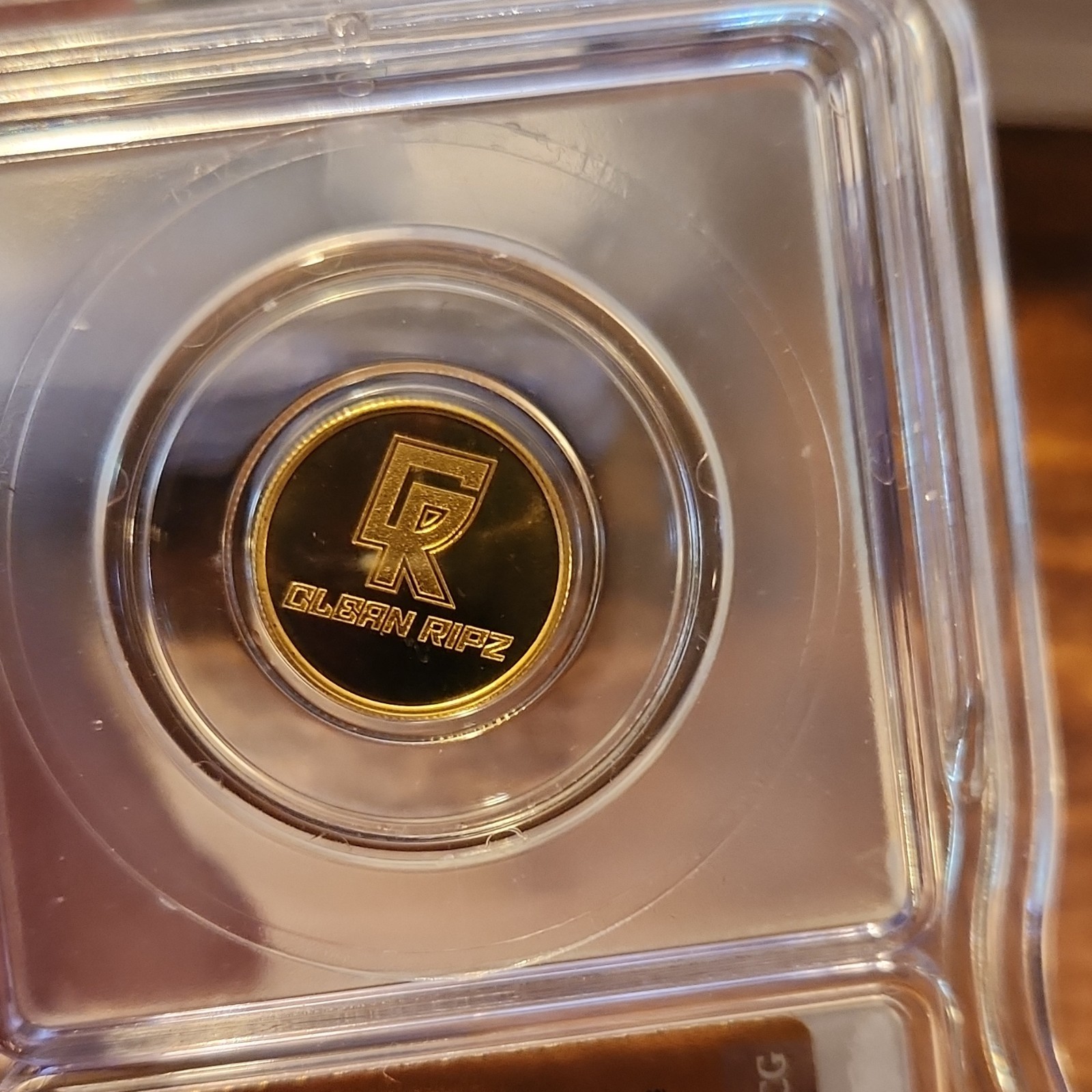 Clean Ripz 2.5g .9999 Fine Gold Round ICG MS70 PL Slabbed 2.5g Gold Content
