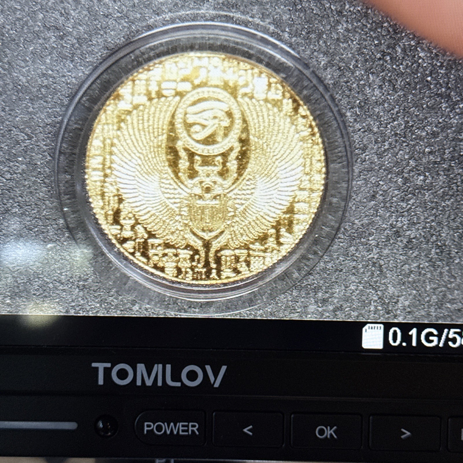 Lot Of 2- 1/200th oz Egyptian Scarab .9999 Fine Gold FRACTIONAL GOLD