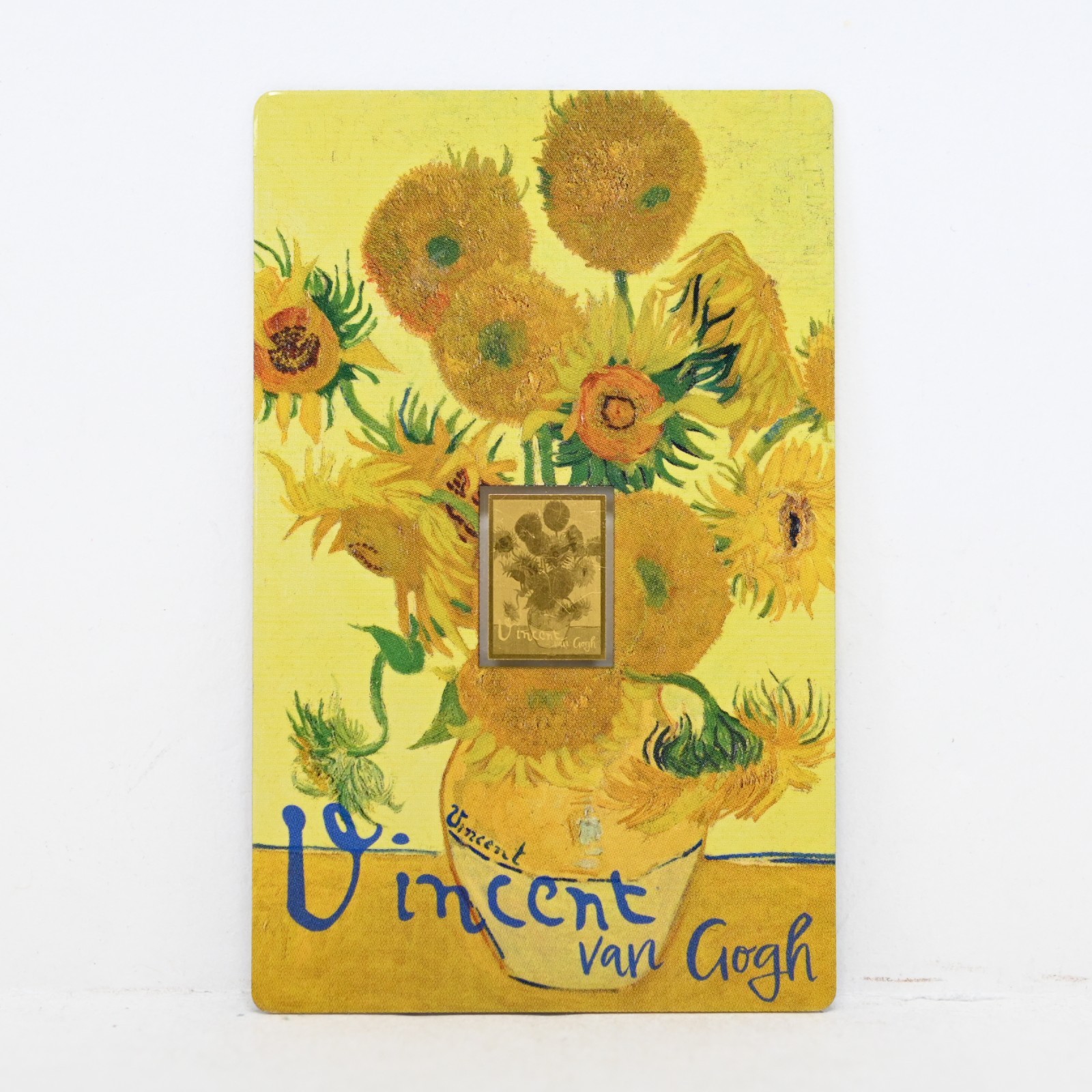 Vincent Van Gogh Sunflower 1/1000 – oz .9999 Gold in Cert (slx5364)