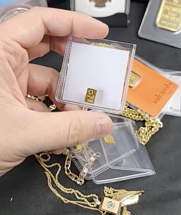 1 gram Gold Valcambi Bar – In Plastic- Fractional Gold- Apocalypse Money