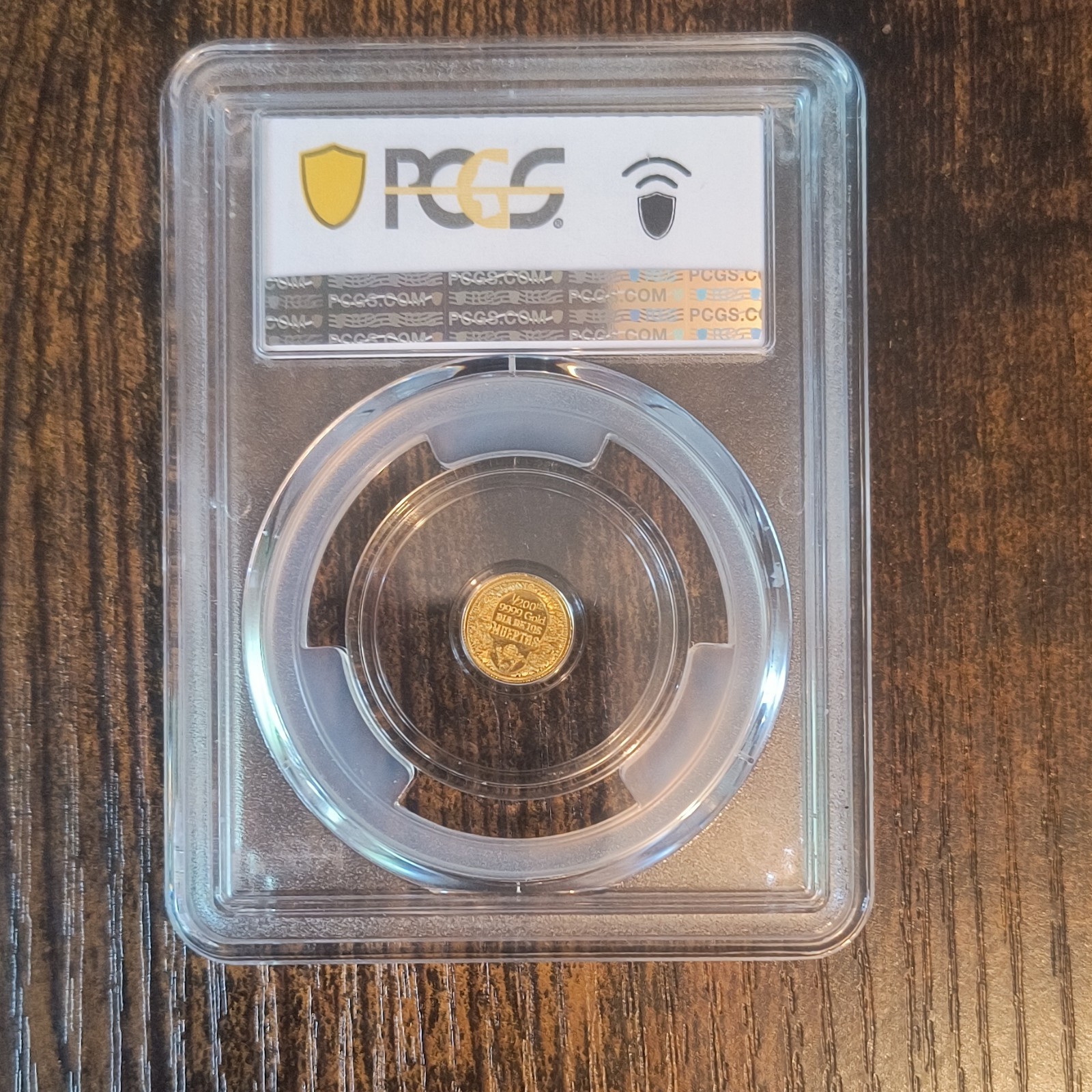 Gold Round 1/200 oz .999 No Date Day of the Dead Rose Skull