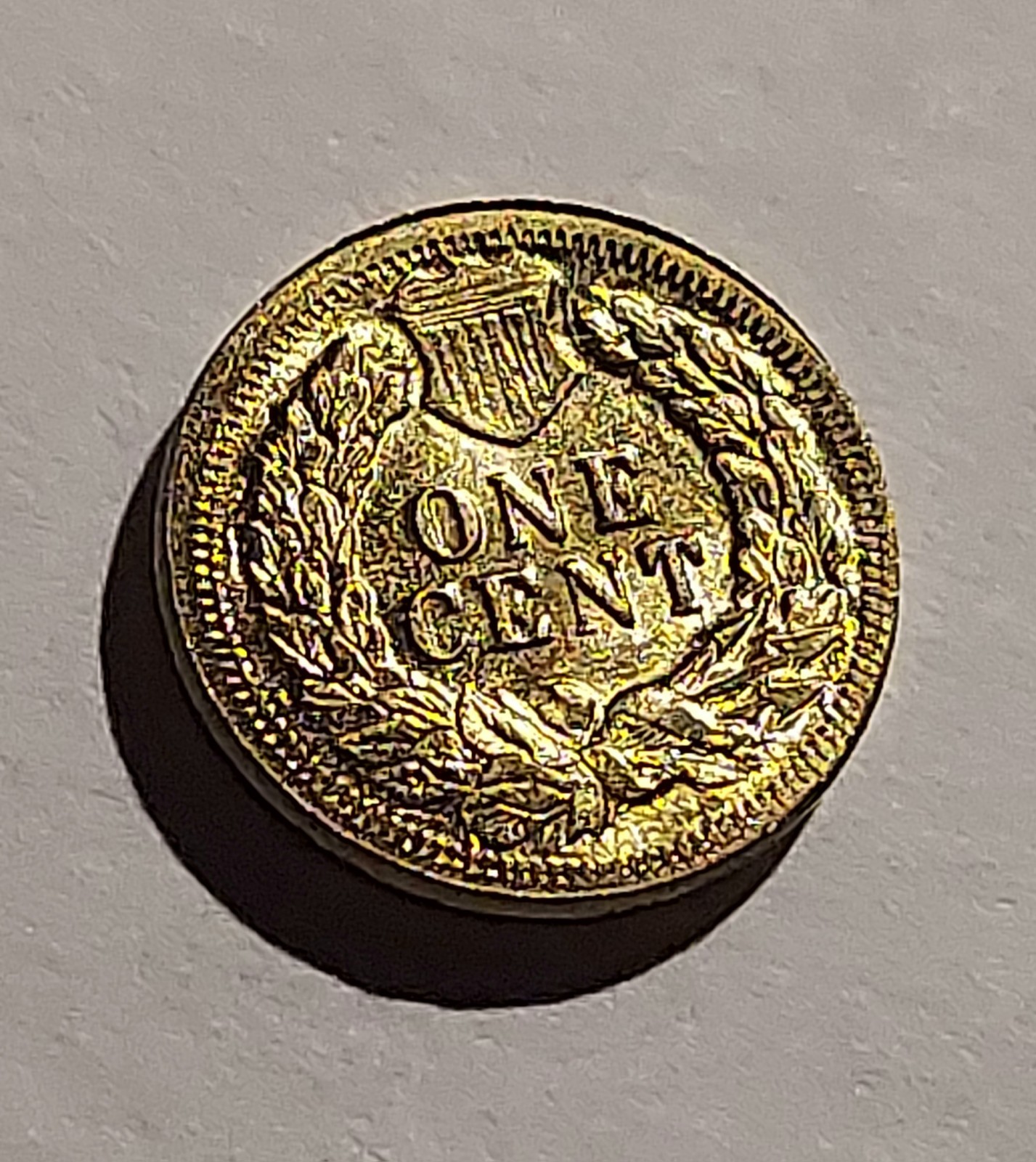 FREE 1903 Indian Head Coin Bullion 999 Fine Gold 24K Over .925 Silver Mini Coin