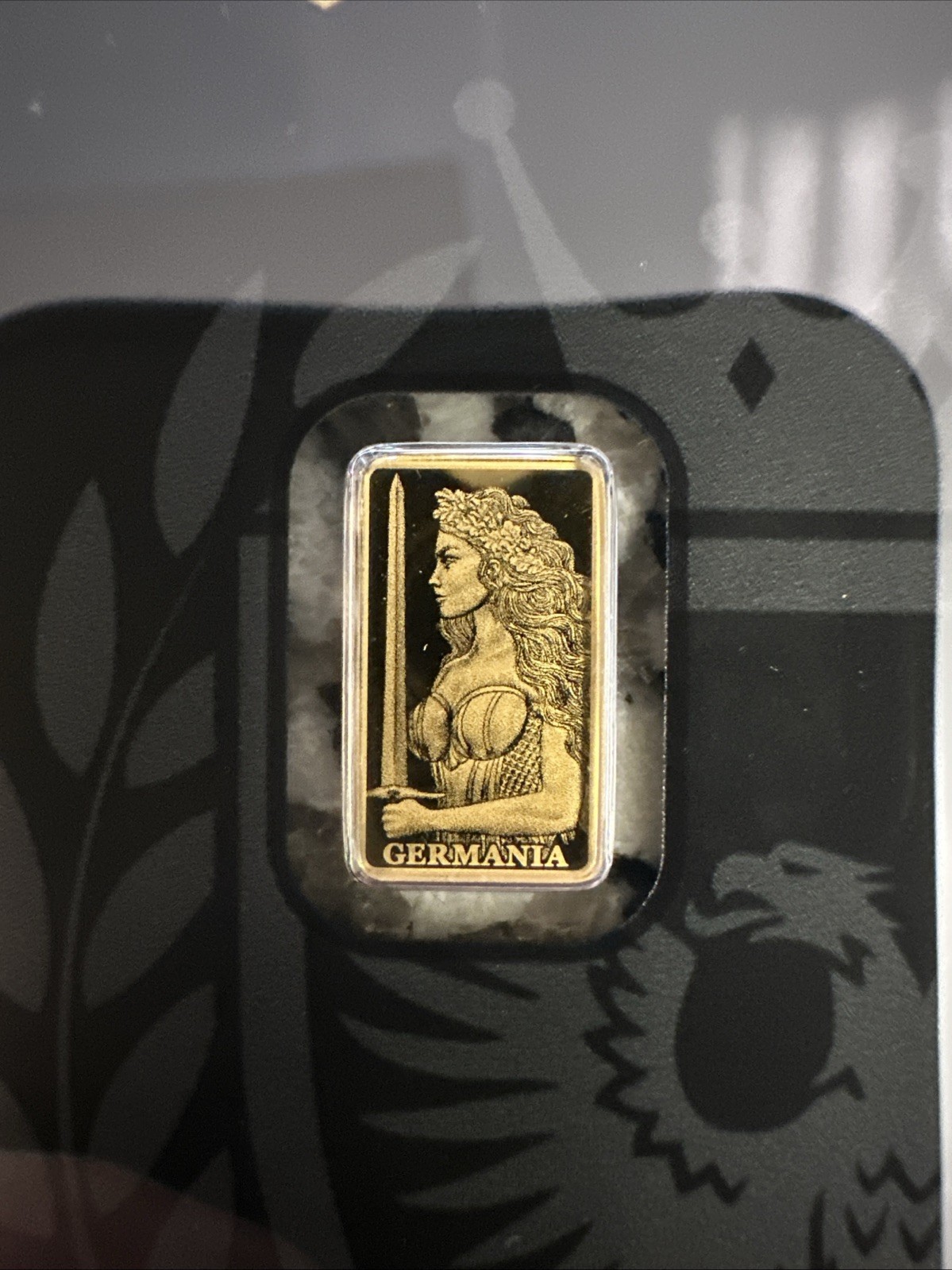 Germania Mint 1/200 oz Proof Gold Bar Stamped in Assay